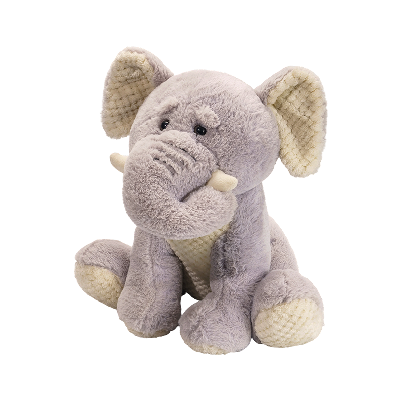 Elephantus sedens gausapo nugas cum longo naso et magnis auribus