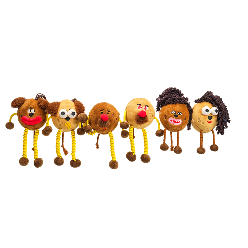 Ridiculam pilosam animal gausapo keychains